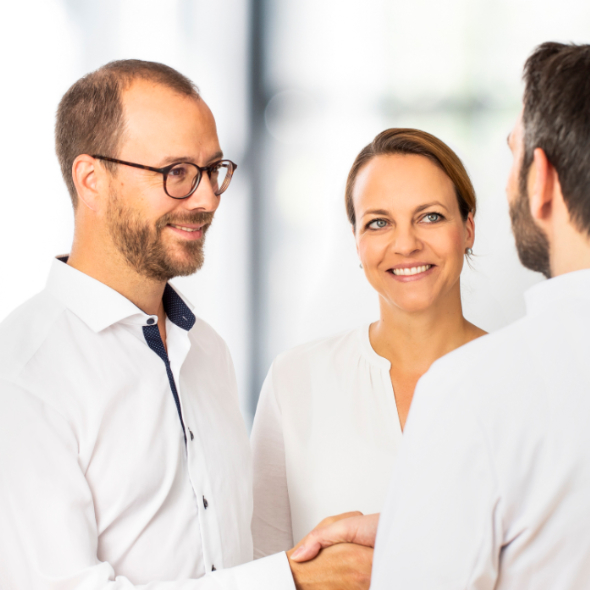 Innenansicht in das Gebäude der ABF